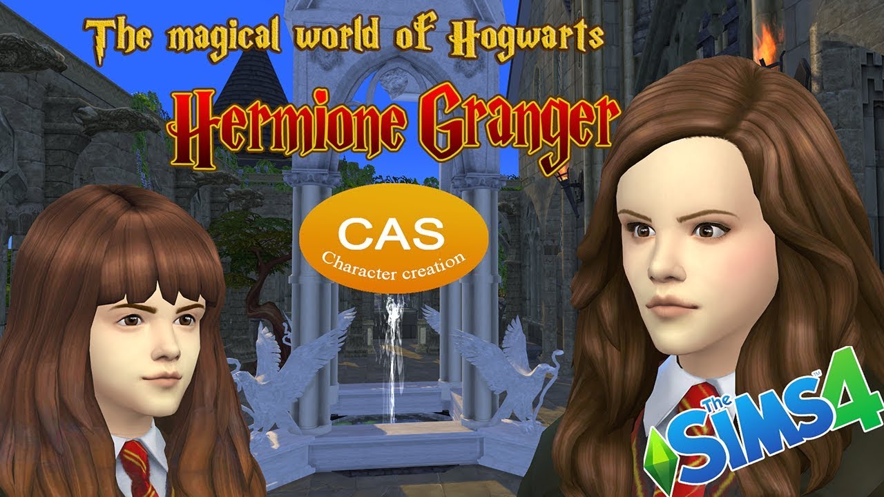 sims 4 hermione hair